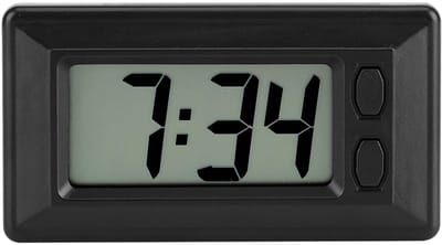 Store_9 - LCD Digitale Tafelklok - Compacte Dashboard Klok - Met Datum en Tijd - Ideaal voor Auto - Betrouwbare Tijdweergave - Compact formaat - Ge...