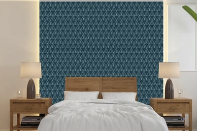 Behang - Fotobehang Design - Jongens - Driehoek - Kind - Breedte 240 cm x hoogte 240 cm