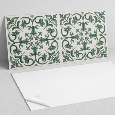 Coloray Wandpanelen Zelfklevend - Plantenpatroon met een bloemenmotief PVC Wandpaneel - 100 cm x 50 cm - Groente Wandbekleding Zelfklevend - 1 stuk - Bloemen en planten Wandpanelen Zelfklevend - Wandpaneel Keuken - Wandpanelen Badkamer