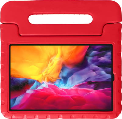 Hoesje - Geschikt voor Apple iPad Pro (2022) - 11 inch - 4e generatie - Kinderhoes Shockproof Bumper - Kidsproof Case - Tablet Hoes - Kinder Hoes Cover - Rood