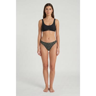 Shiwi Regular Bikini Bottom Mix Animal Forest Green Mixed Animal Size: 38 | Bikinis Outlet | Dames | Groen
