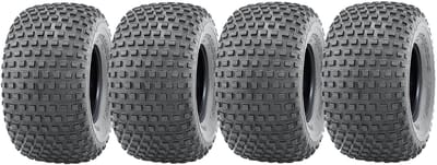 22x11.00-8 ATV-band met noppen, quad-aanhangerband 22 11 8, 4-laags heavy-duty, set van 4