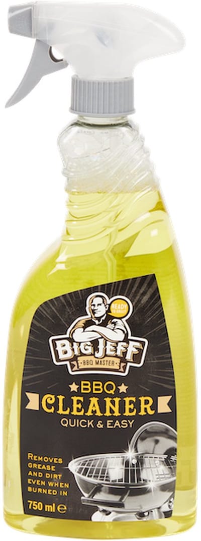 Barbecue Cleaner - Barbecue reiniger - Big Jeff - BBQ schoonmaak spray - BBQ reiniger - 750ml - Ontvetter |