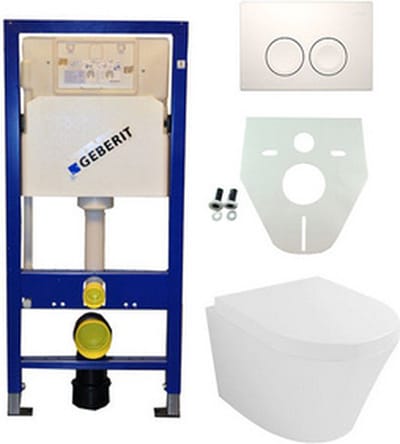 Geberit UP 100 Vesta wc+zitt.+ Delta 21 wit