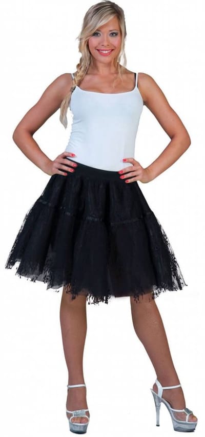 Rok zwart kant | vrouw | one size