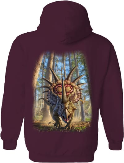 Dino Styracosaur The Coloured House Hoodie S
