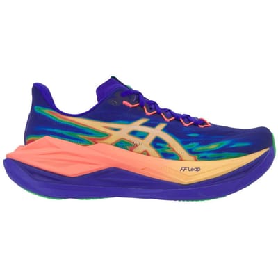 Asics Superblast 3 Coupe Confortable Amorti Réactif Support Respirant Chaussures de Course Baskets Unisexes Bleu Orange Clair 1013A177-400 44 blue