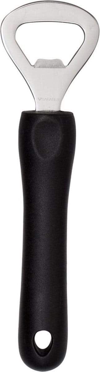 Diamant Sabatier Professional Flesopener - Gehard RVS - 15 cm - Zwart Kunststof Handvat