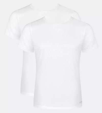 sloggi men GO ABC 2.0 O-Neck 2P Heren Ondershirt - WHITE - Maat L