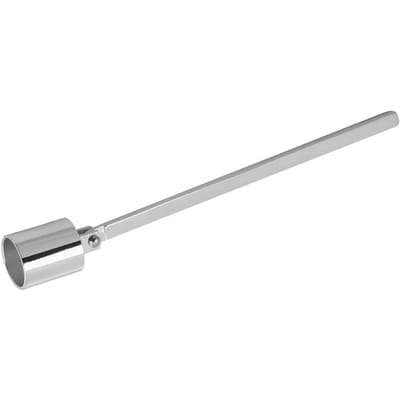Coupe-mèche en acier inoxydable, coupe-mèche en forme de tube droit, outil manuel tendance argenté