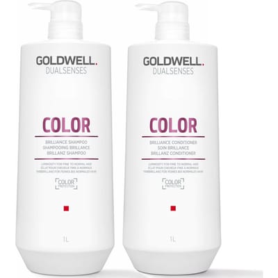 Goldwell Dualsenses Color Brilliance Shampoo and Conditioner 1L Duo