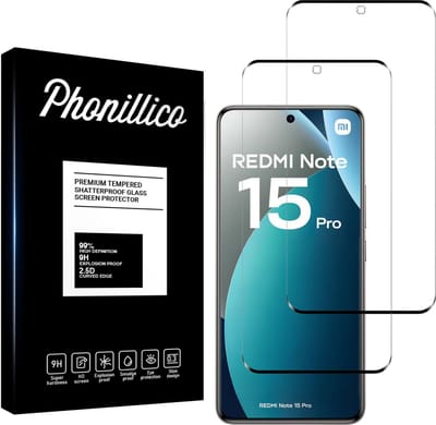 Screenprotector geschikt voor Xiaomi Redmi Note 15 Pro 4G - 2 stuks Beschermglas van glas Transparante glazen schermbeschermfolie