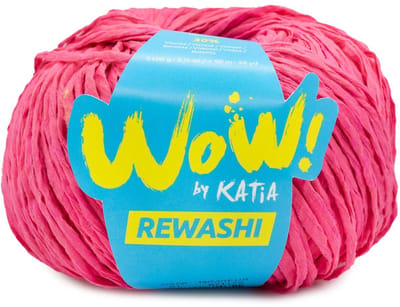 Katia WOW Rewashi - 61 fuchsia - Lintgaren met Twist