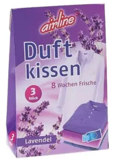 Airline Geurzakjes Lavendel | 3 Stuks | Voor Kast, Lade & Koffer | Langdurig Fris