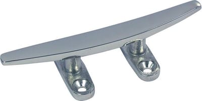 Boot kikker vlak met 4 schroefgaten - RVS - 125mm