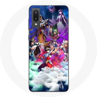 Coque pour Samsung Galaxy A02 Les Chevaliers du Zodiaque Anime Culte Saint Seiya Anime
