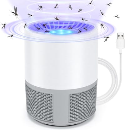 Insectenverdelger, elektrisch, uv-muggenlamp, vliegenval, voor binnen, muggenval, USB-muggenval, draagbare vliegenval voor slaapkamer, woonkamer, kantoor, keuken en camping