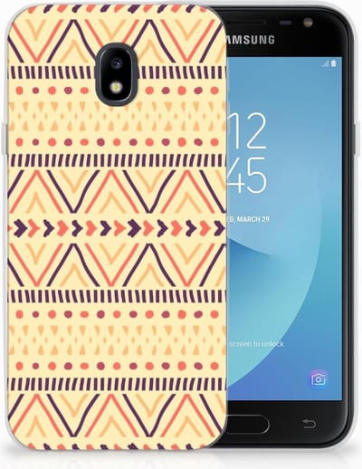 Samsung Galaxy J3 2017 TPU bumper Aztec Yellow