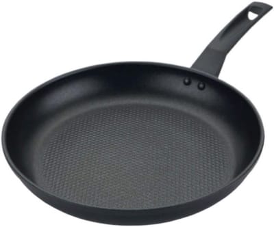 Koekenpan met Dimpled Non-Stick Oppervlak - Duurzaam Kookgerei - Geschikt voor Inductie - Vaatwasser- en Ovenbestendig - 25cm