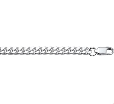 Zilveren gourmet ketting 1001802