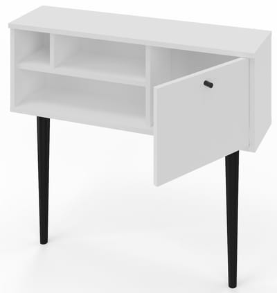 UFC - DOTTI Serie - Witte Console - Pronkplank - Metalen Handvat