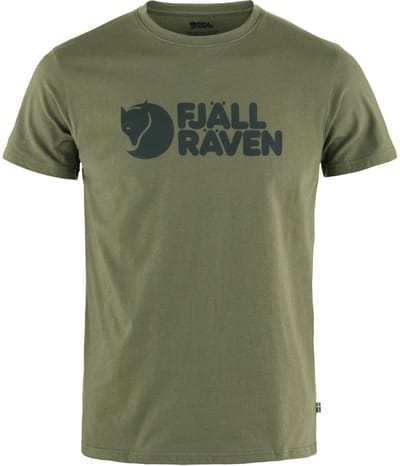 Fjällräven Fjällräven Logo T-shirt - Heren Korte mouw - Laurel Green