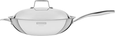 3-laags roestvrijstalen wok 32 cm met 5,2 liter inhoud