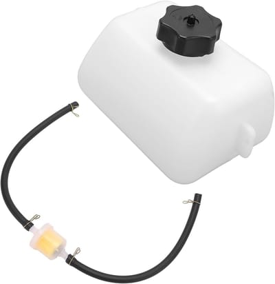 1 Liter Brandstoftank voor 2-Takt Mini Motorfiets en ATV met Slang en Brandstoffilter - Duurzaam en Lichtgewicht Plastic Ontwerp