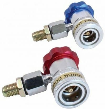 Airco snelkoppeling - Airco Vul Connectors - Rood en Blauw - SATRA