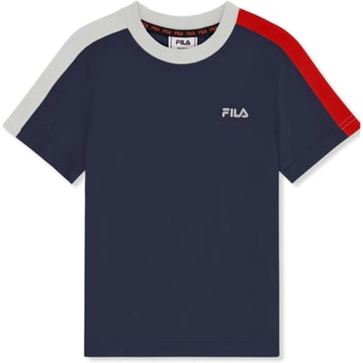 FILA Nugola Regular T-shirt Black Iris Maat: 86/92 | T-Shirts Outlet | Unisex | Blauw