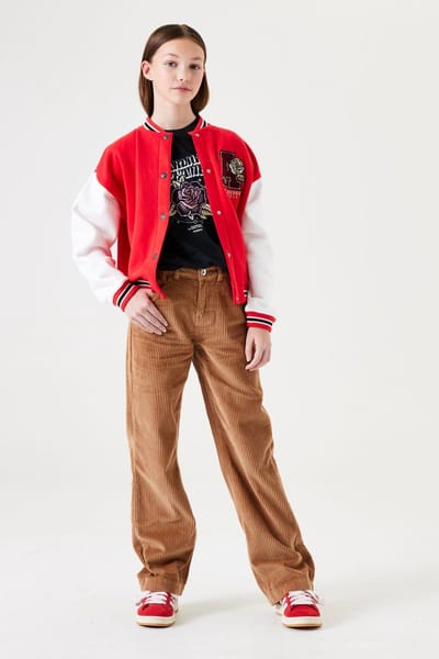 GARCIA T42724 Meisjes Wide Fit Broek Bruin
