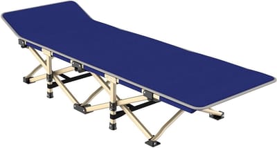 Inklapbaar Campingbed - Slaapbed Volwassenen - Outdoor Reizen - Dikke Buizen - 190cm Lang - A