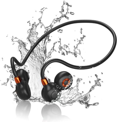White-Label® Bone Conduction Headphone - Koptelefoon voor Activiteiten - Draadloos - Bleutooth - Zwart