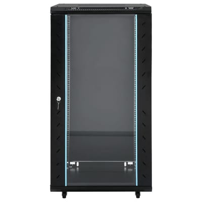 vidaXL - Netwerkkast - 22U - 19" - IP20 - 60x60x120 - cm - zwart