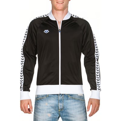 Arena M Relax Iv Team Jacket Black-white-black Größe: 3XL | Bomberjacken Outlet | Herren | Schwarz