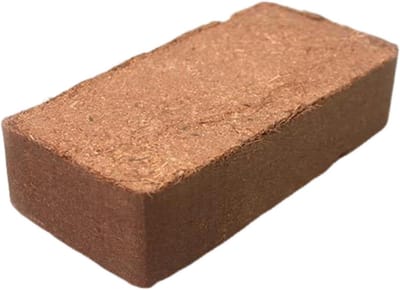 Potgrond Kokosvezel - Kokosblokken Geperst - Planten Verbeteren - Natuurlijk Materiaal - 600 gram - Bruin