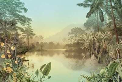 Fotobehang Tropisch Meer - Meerkleurig - 2,70m X 400cm