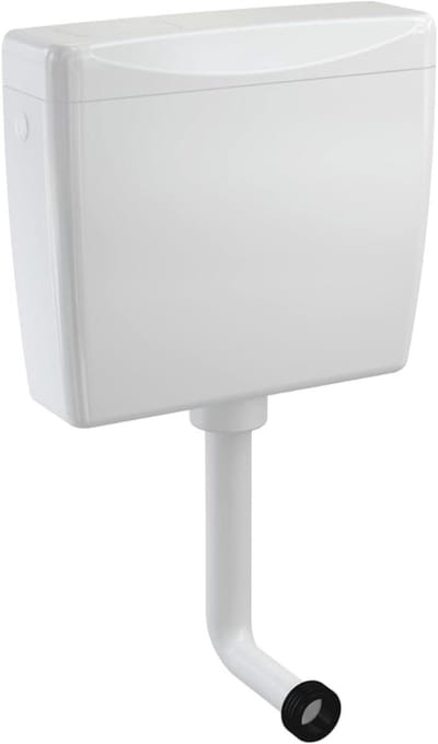 Spoelbak Kunststof - Toiletreservoir WC - Water Besparen - Start Stop Functie - 3-6-8 Liter - Wit
