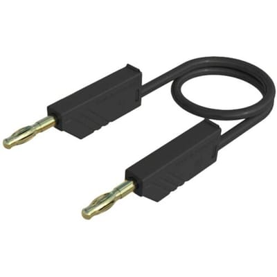 Hirschmann Test & Measurement MLN 100/2,5 SW Meetsnoer Banaanstekker 4 mm Banaanstekker 4 mm 1.00 m Zwart 1 stuk(s)