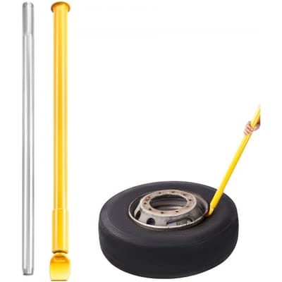 VEVOR Bandenwisselaar Bandenwisselaar 1175mm Gele Bandenwisselaar Ijzeren Hendel Bandenwisselaar Bandenwisselgereedschap Bandenlichter Handleiding voor Auto's, Vrachtwagens, SUV's, Motorfietsen