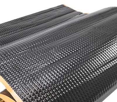Aluminium Butyl Geluidsisolatiemat 2 mm - Zelfklevend voor Auto's - Geluidsisolatie en Anti-Drone Isolatie