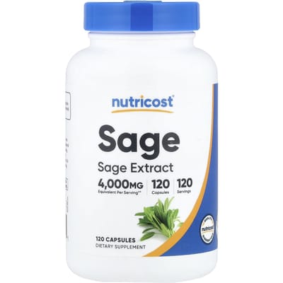 Nutricost, Salie, 120 Capsules (400mg per capsule)