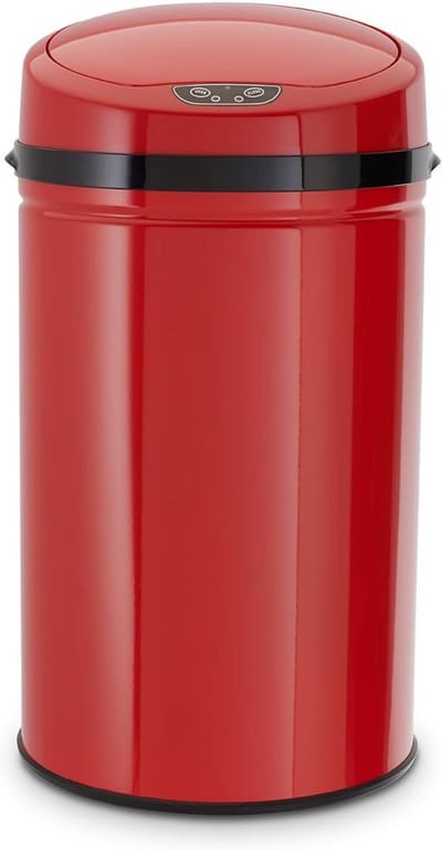 Sensor Afvalemmer - Prullenbak Touchless - Hygiënisch Werken - Automatisch Openen - 9 Liter - INOX