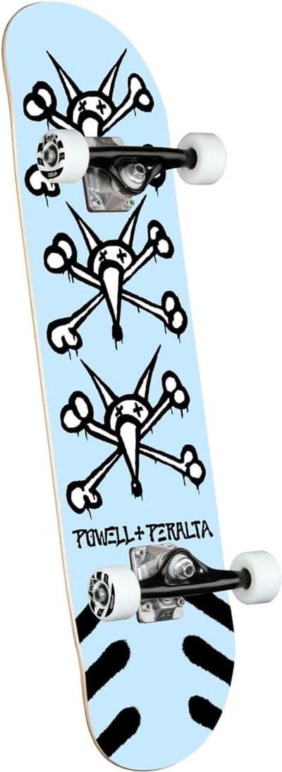 Compleet Skateboard 8.0 inch - Lichtgewicht & Duurzaam Trickboard - Blauw Design