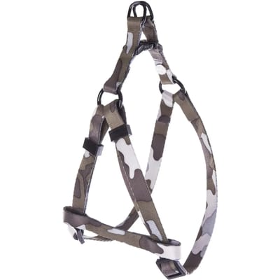 Camouflage nylon kattenharnas Martin Sellier