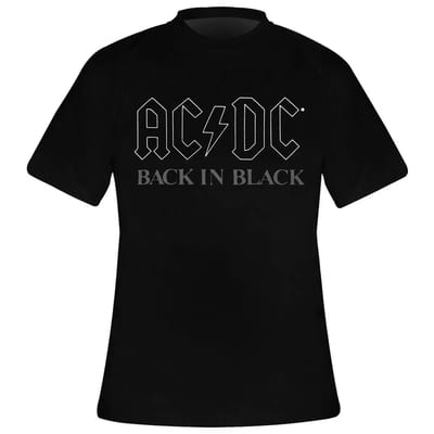 AC/DC - Back In Black Heren T-shirt - XL - Zwart