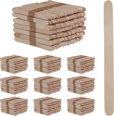 5000x ijsstokje hout - knutselhoutjes - houten stokjes - knutselstokjes