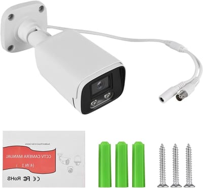 Beveiligingscamera - Toezichtcamera HD - Eigendom Beveiligen - IP66 Weerbestendig - 1080p Resolutie - Zwart