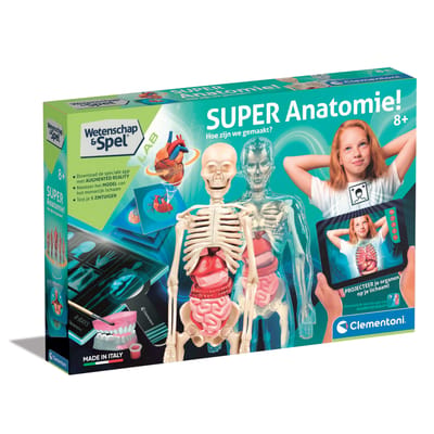Clementoni Wetenschap & Spel - Super Anatomie - Het Menselijk Lichaam - Educatief Speelgoed - Vanaf 8 jaar