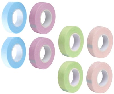 Wimper Isolatietape - Wimper Patches - Wimperverlenging - Huidvriendelijk Materiaal - 12 Rollen - Gemengde Kleuren